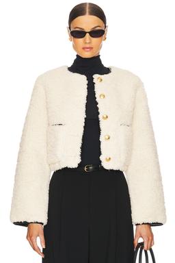 By Marianna Pauchet Reversible Faux Sherpa Jacket