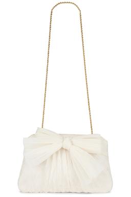 Rayne Pleated Bow Clutch