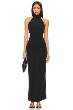 x Anja Dujković Ula Sheer Maxi Dress