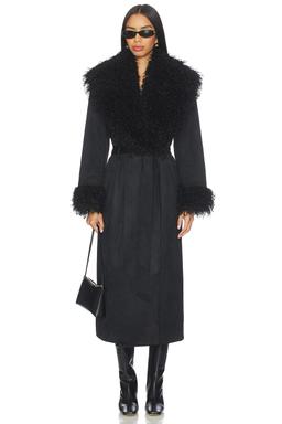 Lena Faux Suede Coat