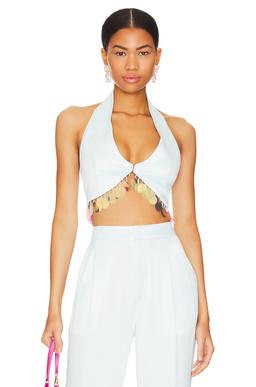 Eleonora Sequin Halter Top