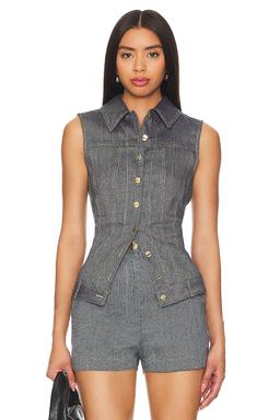 Collared Button Down Vest