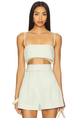 Structured Bandeau Crop Top