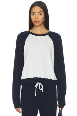 Siri Colorblock Raglan Pullover Top