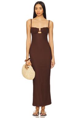 x REVOLVE Petal Long Slip Dress