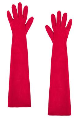 Long Suede Gloves
