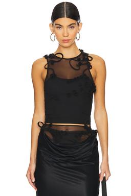 Vine Flowers Tank Top