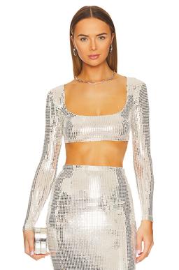 Sirena Long Sleeve Crop Top