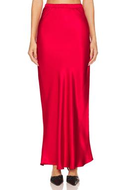 Gaia Bias Cut Maxi Skirt