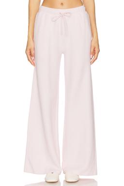 Waffle Knit Track Pant