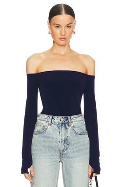 Long Sleeve Off Shoulder Top