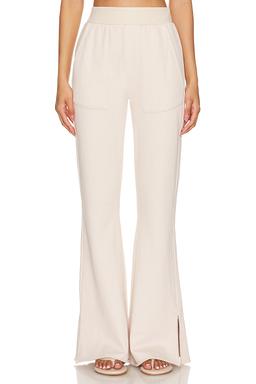 Rusty Side Slit Flair Pant