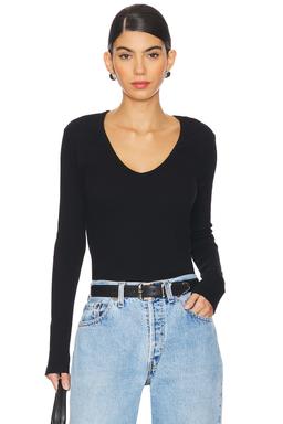 Blondie Long Sleeve V Neck Top