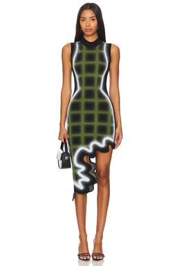Mia Wavy Plaid Dress