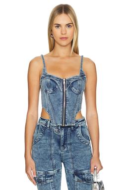 Jazzi Denim Top