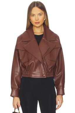 Lea Tan Leather Jacket