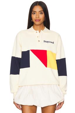 Yacht Club 3 Button Sweatshirt