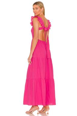 x REVOLVE Peaches Linen Dress