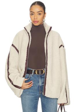 Tatum Teddy Contrast Jacket