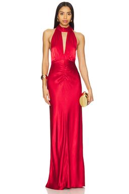 Tatum Halter Neck Maxi Dress