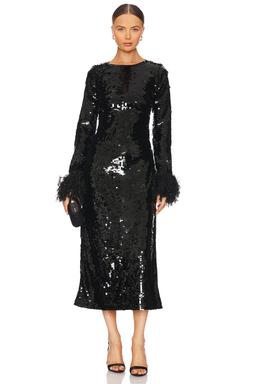 Pricilla Dress With Faux Fur