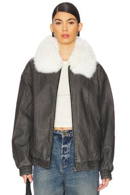 Motor City Faux Fur Jacket
