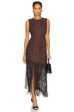 Casablanca Fringe Dress