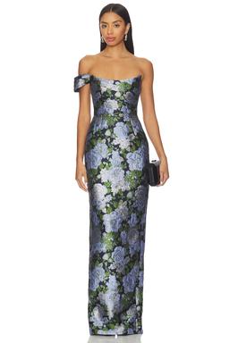 Jackson Jacquard Gown