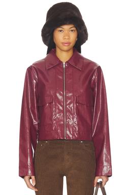 Leighton Faux Leather Jacket