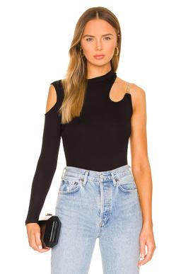 alene asymmetrical bodysuit