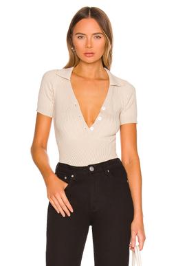 Andja Button Down Bodysuit