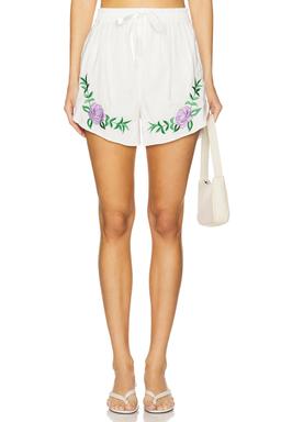 Embroidered Shorts