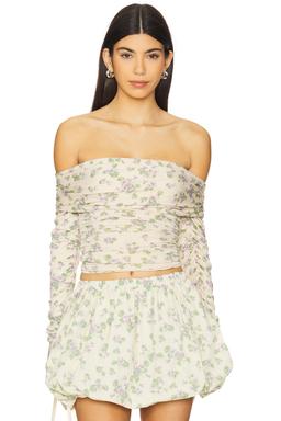 Off Shoulder Wrap Top