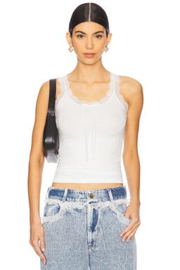 Flo Lace Trim Tank Top