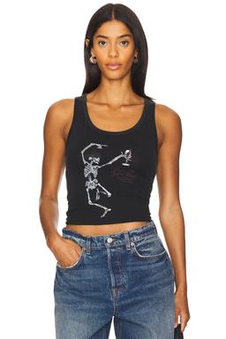 Dance Til You're Dead Rib Tank