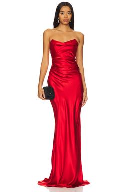 Cowl Bustier Gown