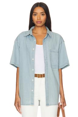 Short Sleeve Denim Shirt