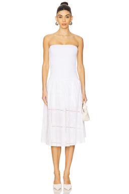 Ribbed Cotton Midi Dress