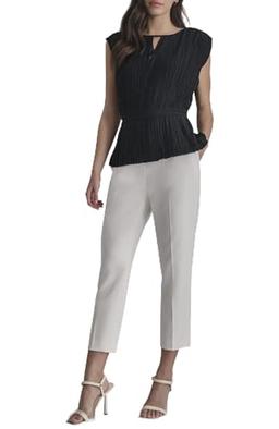 DKNY Women's Cap Sleeve Business Casual Blouse, Noir, Medium