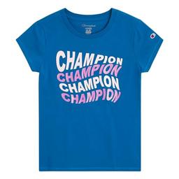 Champion Girls Tee Shirt for Kids Short Sleeve T-Shirt Girls Tops