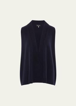 Deep V-Neck Cashmere Vest