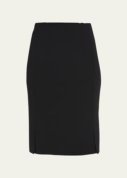 Knee-Length Pencil Skirt