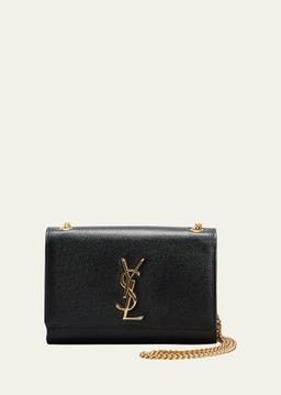 Kate Small YSL Crossbody Bag in Grained Leather