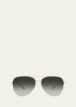 Chevalier Titanium Aviator Sunglasses