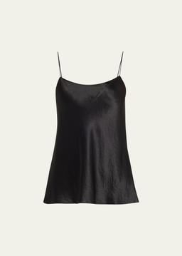 Satin Scoop-Neck Cami