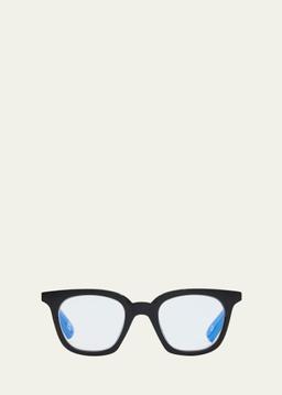 The Snatcher in Black Tie Cat-Eye Readers