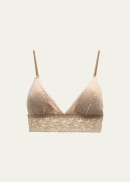Signature Lace Padded Triangle Bralette