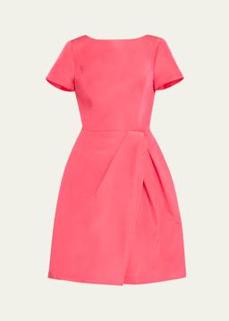 Icon Bateau Neck Short-Sleeve Dress