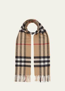 Giant Check Cashmere Scarf