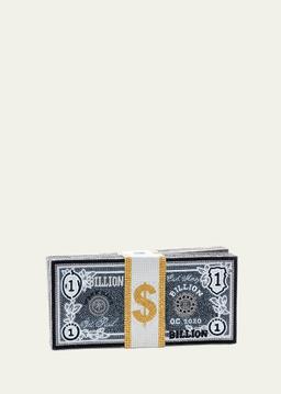 Stack Of Cash Billions Clutch Bag